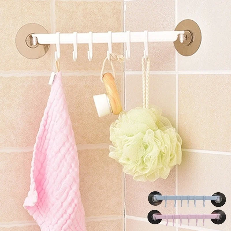 Настенный угловой крючок для ванной комнаты стеллаж хранения присоска