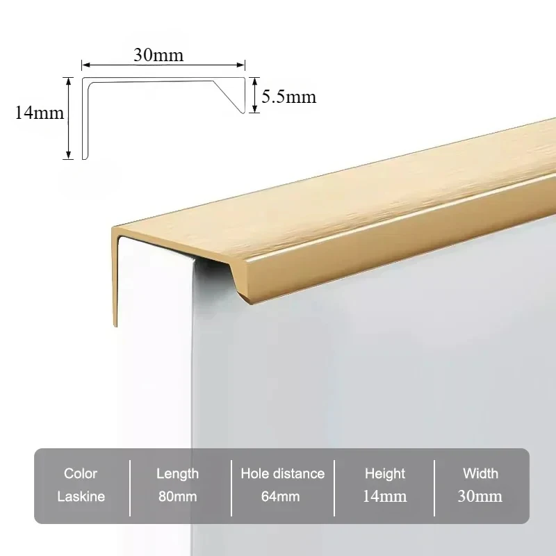 

Скрытые ручки, черные длинные ручки для кухонного шкафа, ручки для шкафа из алюминиевого сплава, ручки для ящиков, фурнитура для мебельных ручек