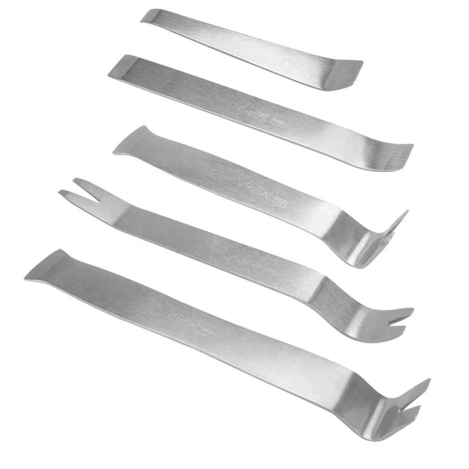 5 шт. инструменты для снятия автомобильной отделки из нержавеющей стали, инструменты для снятия дверной отделки, молдинговая панель и Автомобильная магнитола