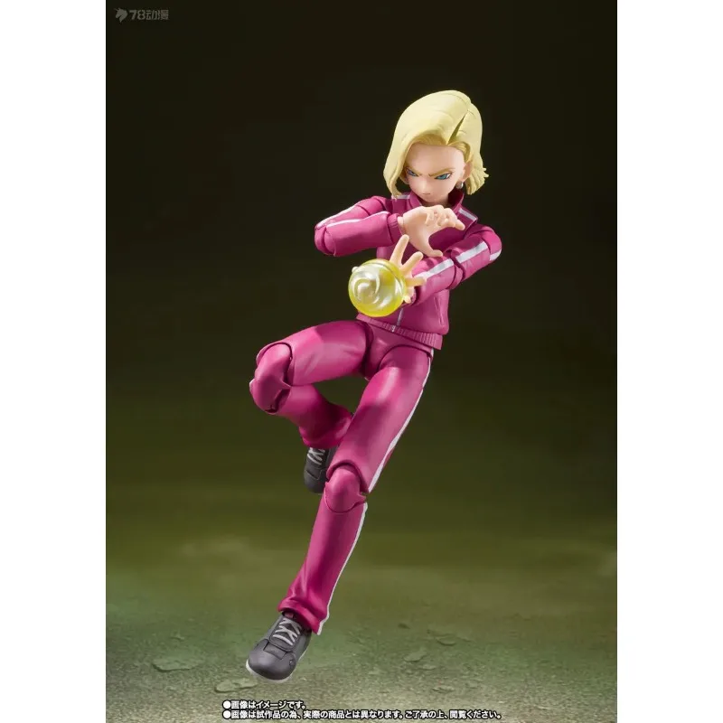 Фото В наличии: Коллекционная фигурка Bandai S.H.Figuarts Dragon Ball Super Android 17 18 -UNIVERSE SURVIVAL SAGA- (Аниме, модель, игрушка) №3