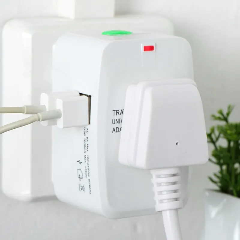 

Универсальная поп-розетка, электрическое оборудование, розетка 2 USB, ЕС, Великобритания, США, Австралия, переходная вилка, зарядное устройств...