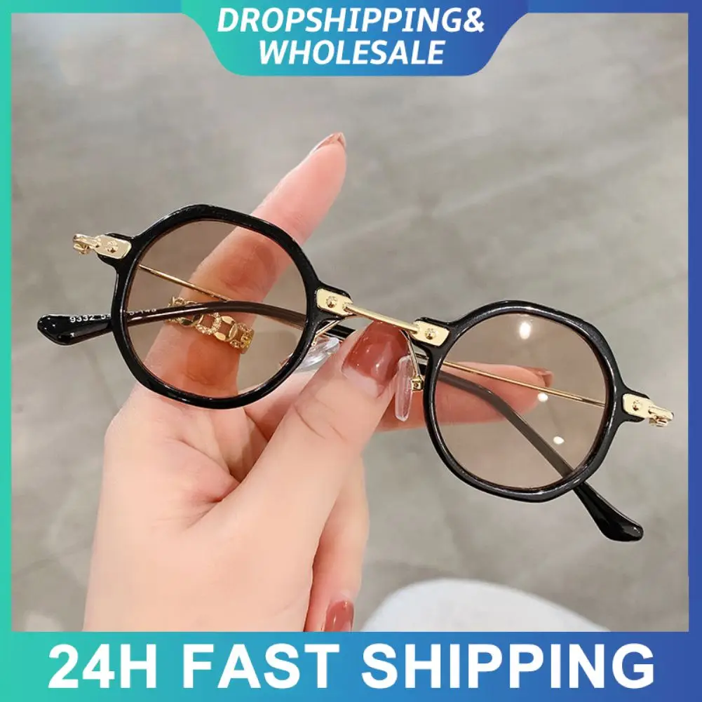 

Sunglasses Men Women Metal Round Frame Retro Eyeglasses Cycling Glasses Anti-blue Light Eyewear Fishing Riding Goggles