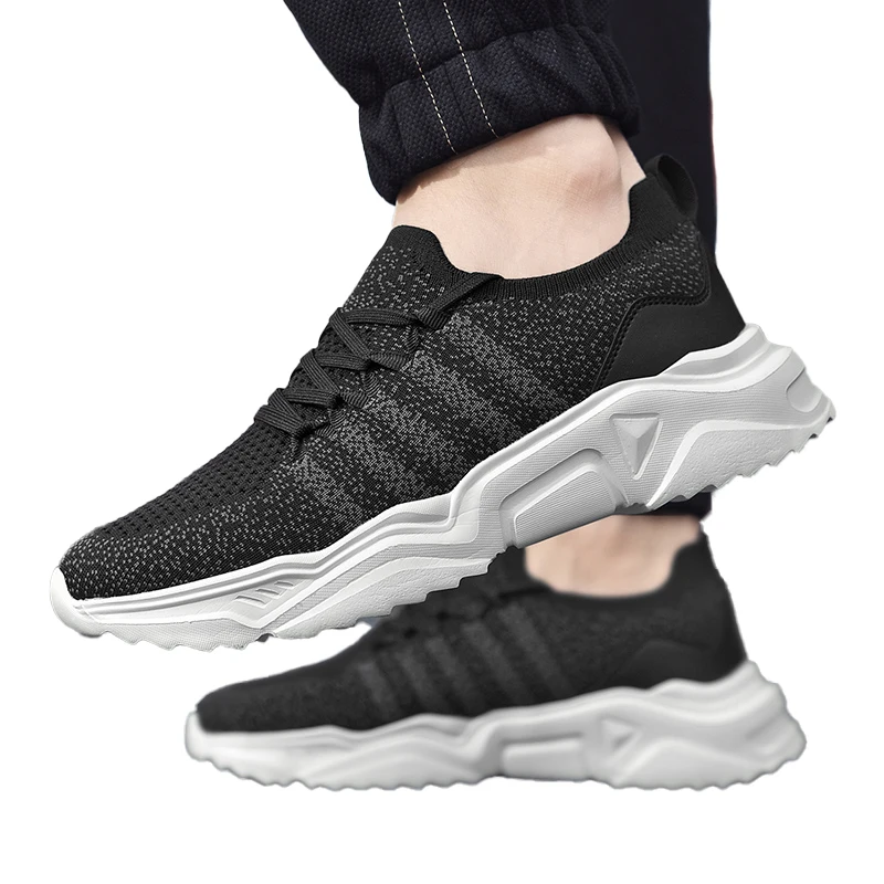 

Benboy Sneakers men breathable running shoes winter cloth shoes casual anti-slip Korean version shoes sneaker man