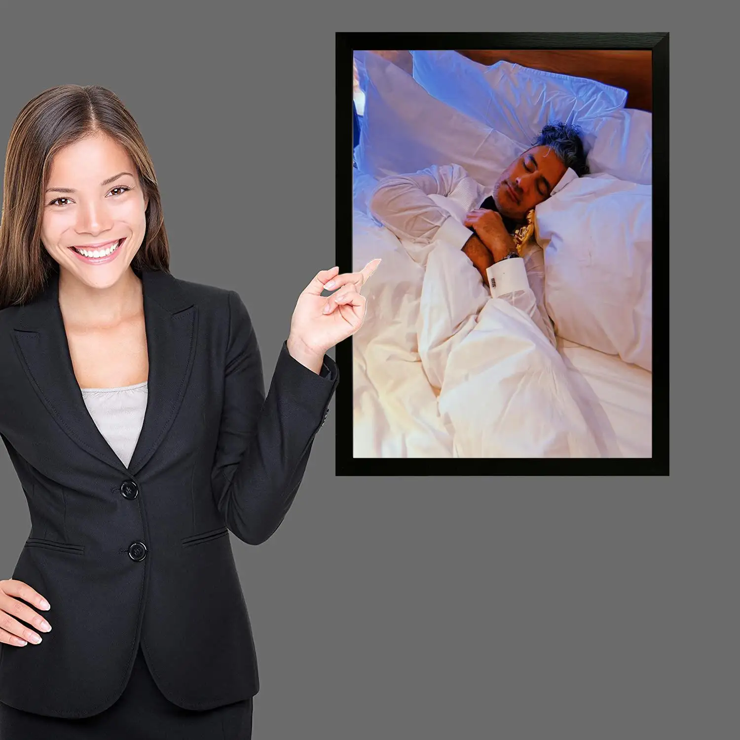 Taika Waiting Screenwriter Холст Художественный постер и настенное искусство картина с