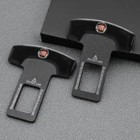 12 pcs car seat belt buckle auto emblem safety belt clip interior accessories for fiat 500x 124 stilo ducato palio bravo doblo