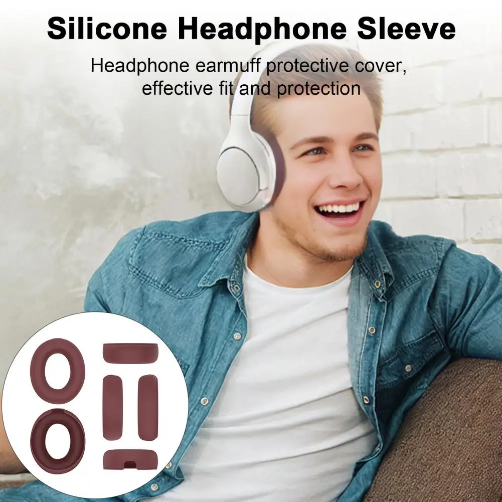 Чехол для наушников с эффективной посадкой водонепроницаемый силиконовый