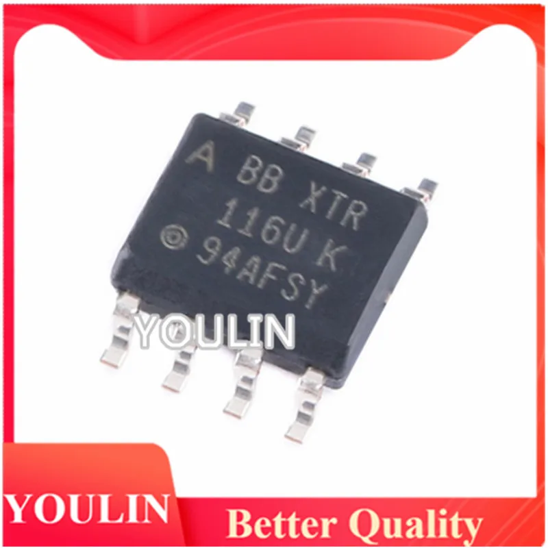 

5pcs Original genuine XTR116UA 2K5 SOIC-8 4-20mA current loop transmitter chip