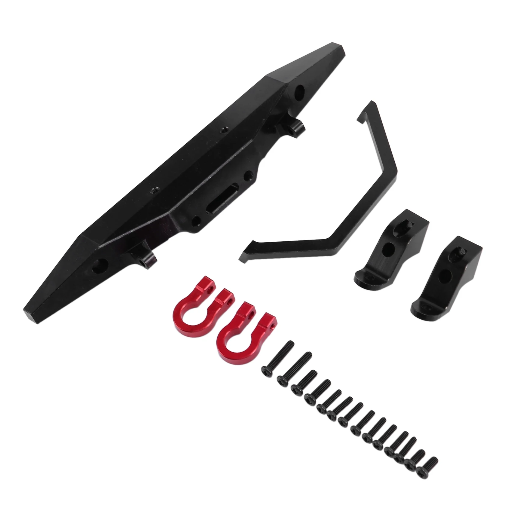 

Металлический передний бампер для MN D90 D91 D96 D99S MN90 MN99 MN99S 1/12 обновленные детали для радиоуправляемых автомобилей аксессуары, черный