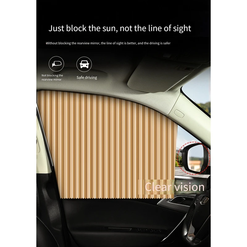 Автомобильный солнцезащитный козырек автоматический выдвижной магнитный рельс