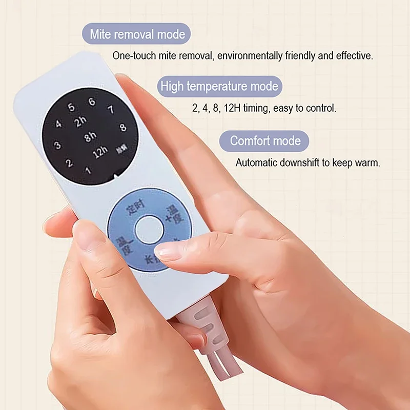 Электрическое одеяло 4-скоростная регулировка температуры одинарный контроль