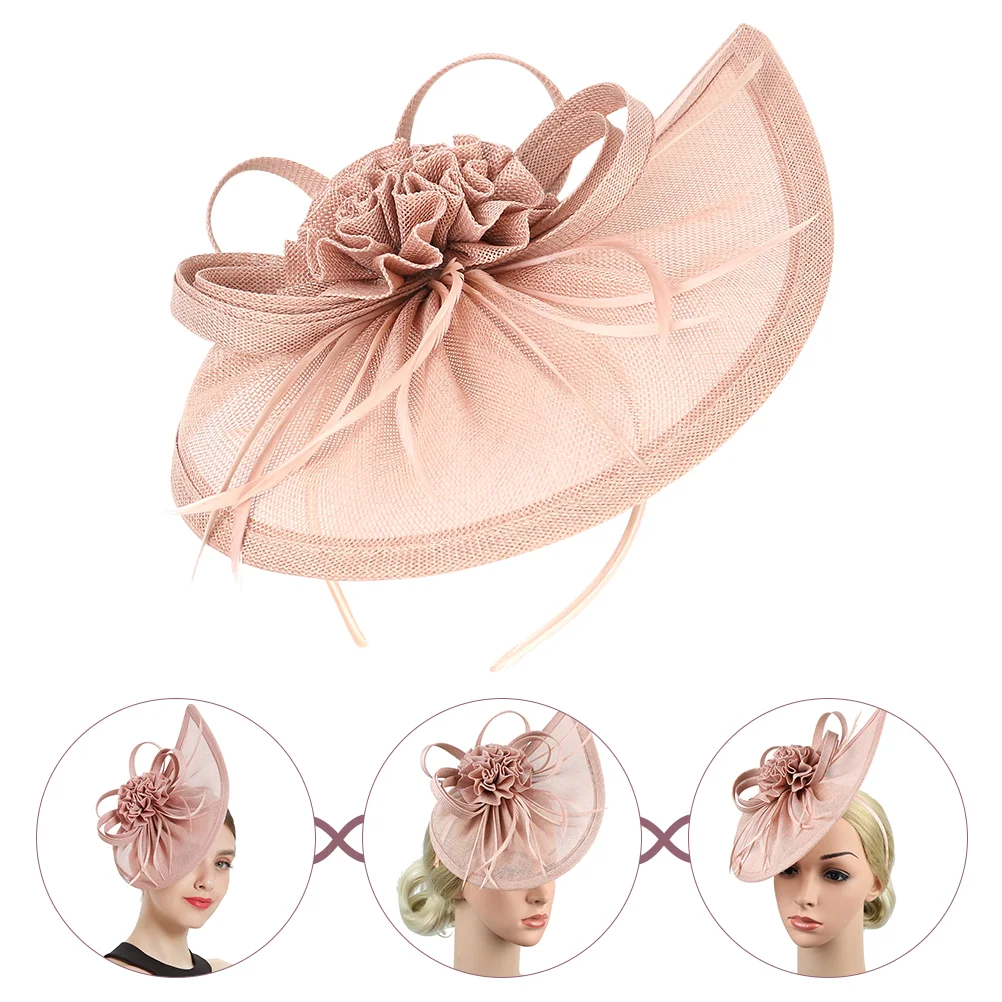 

Hat Womenhats Derby Tea Headband Party Fascinators Weddingfascinator Vintage Black Hair Headwear Church Veil Pillbox Flower