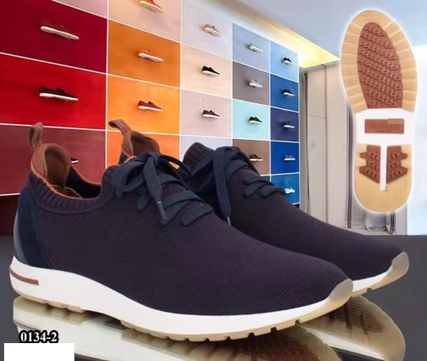 

BILLIONAIRE OECHSLI Shoes knit cowhide leather 2023 new Sports comfort Casual quality outdoors Men‘s European big size 39-45