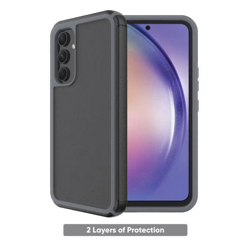 2023 new for Slim Rugged Phone Case for Samsung Galaxy A54 5G - Black/Gray