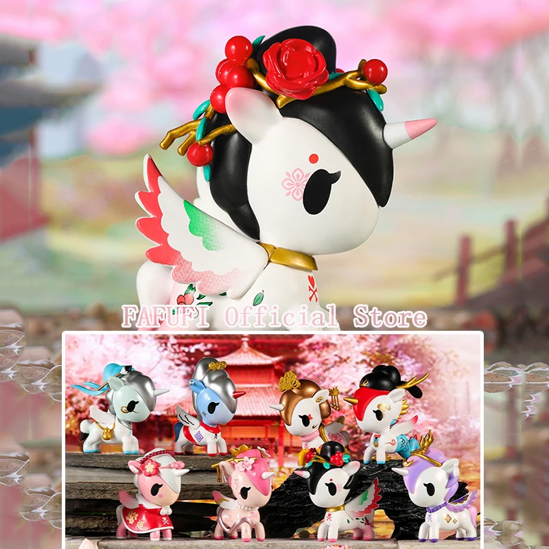 

Tokidoki Unicorn Dream Back To Han and Tang Dynasties Blind Box Toys Mystery Box Caja Misteriosa Kawaii Desktop Model Girl Gift
