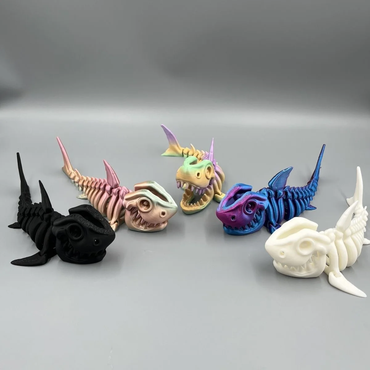 3d geпринтер Haaiengewricht beweegnaked водосберегающий Настольный орнамент Haai Skeleton Ontwerp