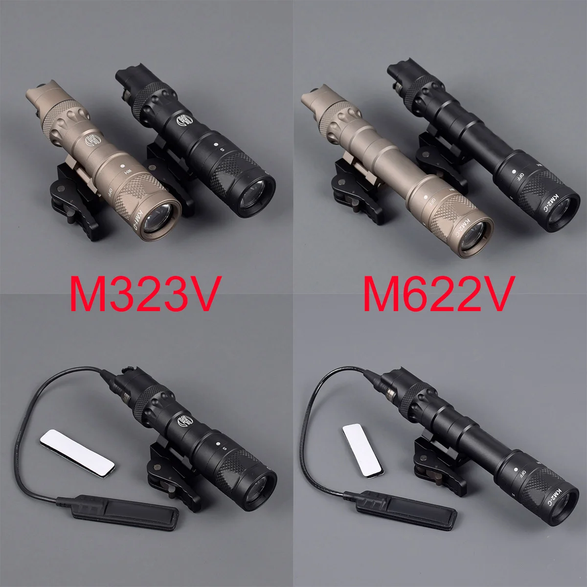 

Tactical SF M300V M600V Upgrade M323V M622V Weapon Gun Light Strobe Flashlight With 20mm QD Mount For Airsoft Hunting Lanterna