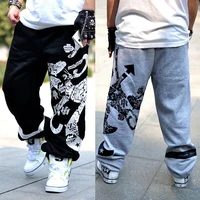 mens hip hop jogging loose pants casual sweatpant streetwear fashion mens sportswear running fitness clothes male straight pant
