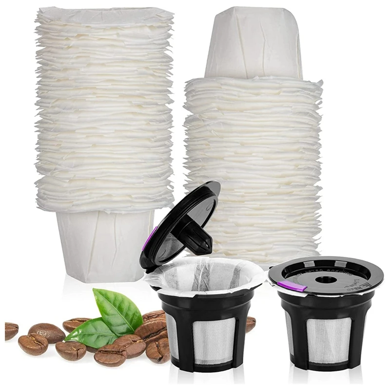 For Keurig With 100 Counts Paper K Cup Filters Compatible Wi
