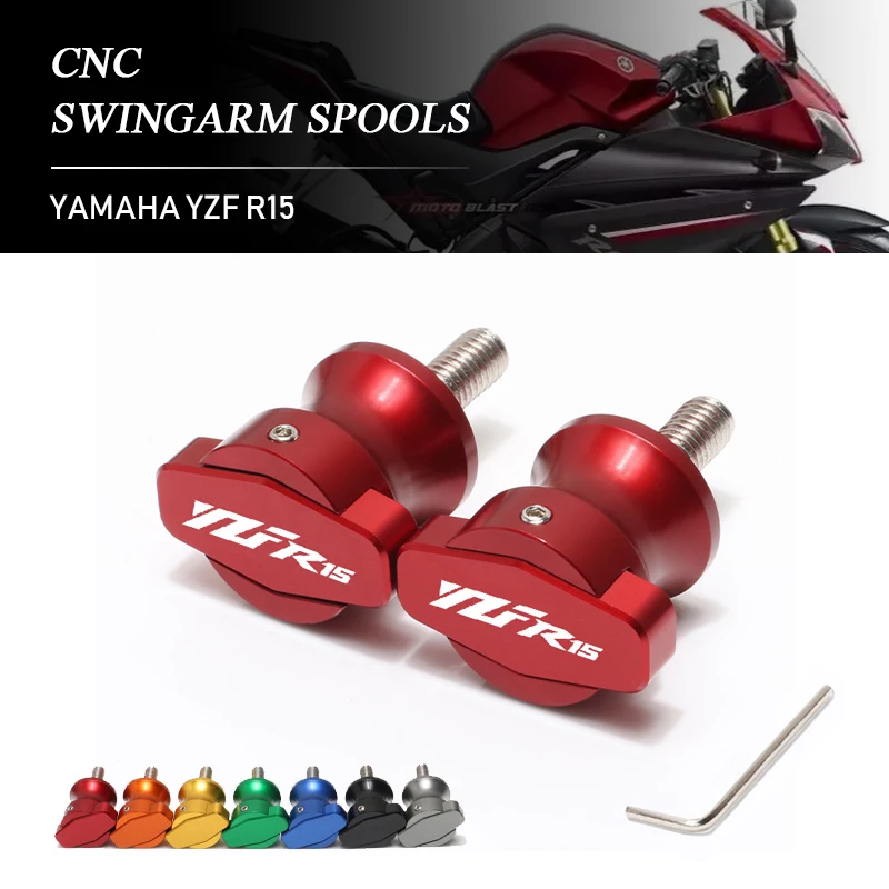 

Motorcycle Aluminum CNC Swingarm Arm Spools for YAMAHA YZF R15