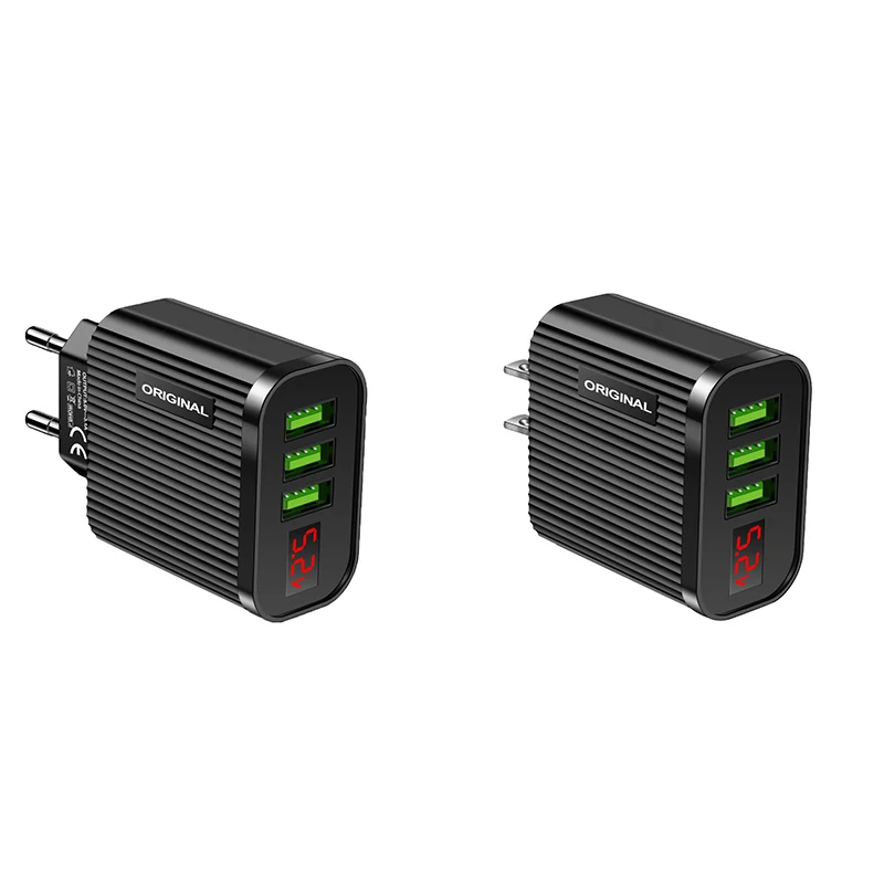 

Зарядное устройство с 3 USB-портами, 5 В, 3,1 А