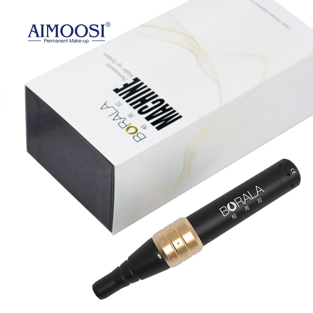 AIMOOSI Borala High Quality Professional Tattoo Microblading Eyebrows Lips PMU Machine Gun Pen Needle Permanent Makeup Supplies
