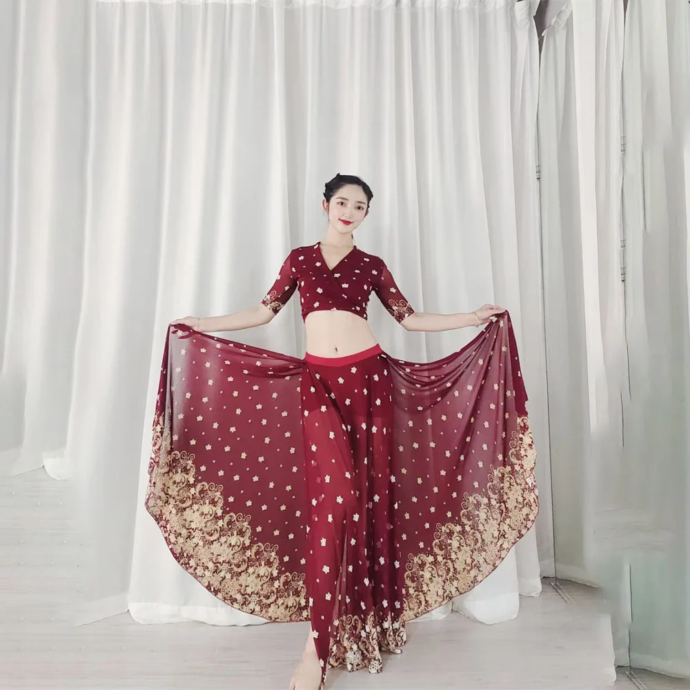 

Женское платье для танца живота, Эротическое платье для танца живота, танцевальный костюм в этническом стиле, 2023