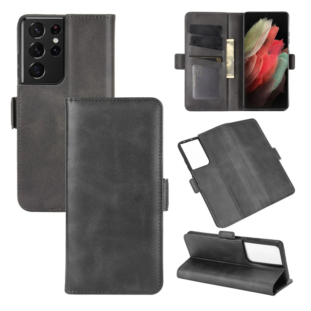 

Book Case For Samsung S21 Ultra Leather Wallet Flip Cover Stand Card Holder Magnetic Phone Case For Galaxy S21 Ultra Coque