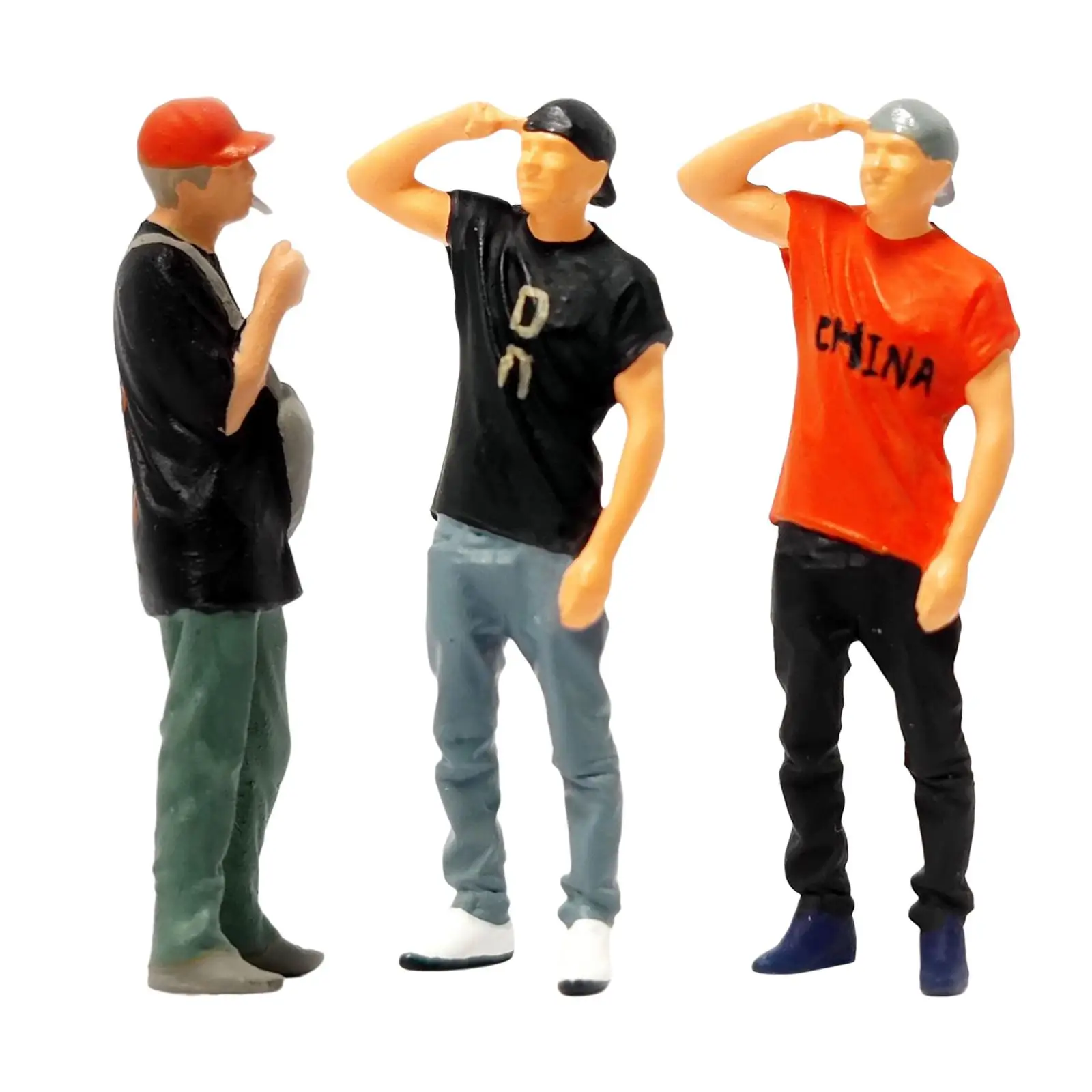 

Tiny 1/64 Scale Men Figures for Layout Decor Train Scene Kits