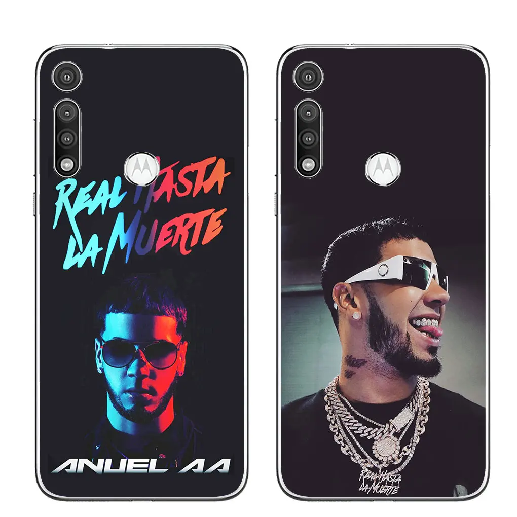 Мягкий чехол Anuels AA POP для Motorola Moto G04 G71 G73 G32 G34 E7 G6 G7 G8 G9 G24 Power One Fusion Plus телефона