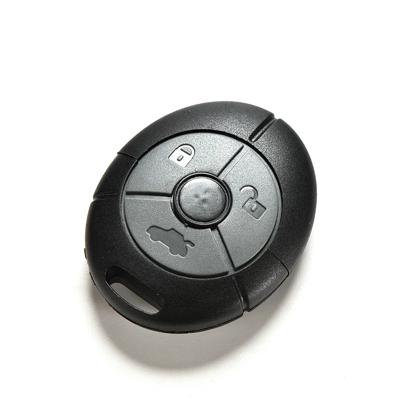 1PC MG Rover 25 35 ZS ZR ZT 3 Button Remote Key Fob Case Shell Rubber Button Pad Replacement Lock Unlock Truck Button