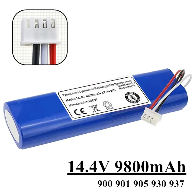 

Neuer 14,4 V 12800mah Roboter Staubsauger Akku Pack Von Ecovacs Deebot Ozmo 900 901 905 930 937 Smart Home Accessoires