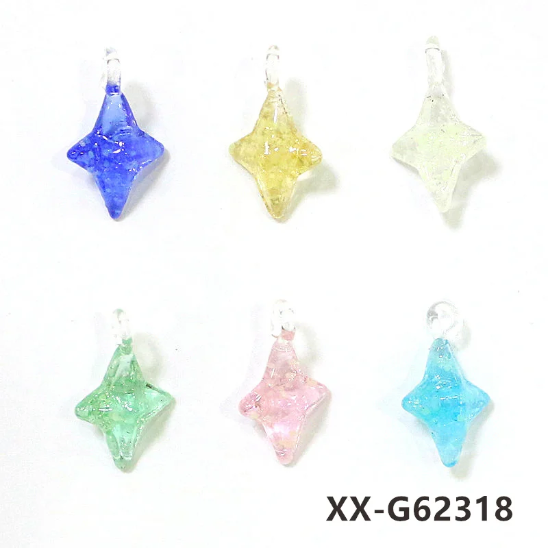 

Миниатюрные стеклянные звёзды JSSMTLP 6 шт.