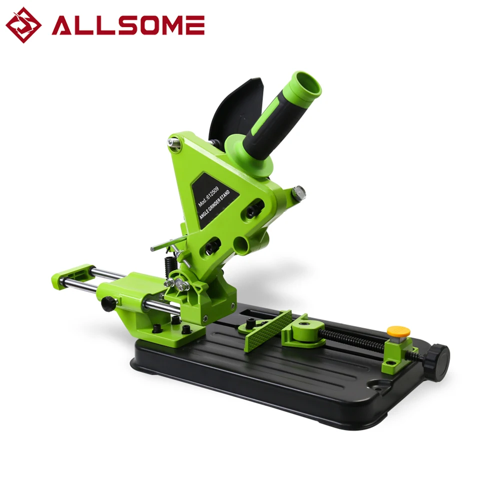 ALLSOME Angle Grinder Stand Cutter Bracke Holder Cutting Machine Stand for 100/115/125mm Fixed Universal Accessories