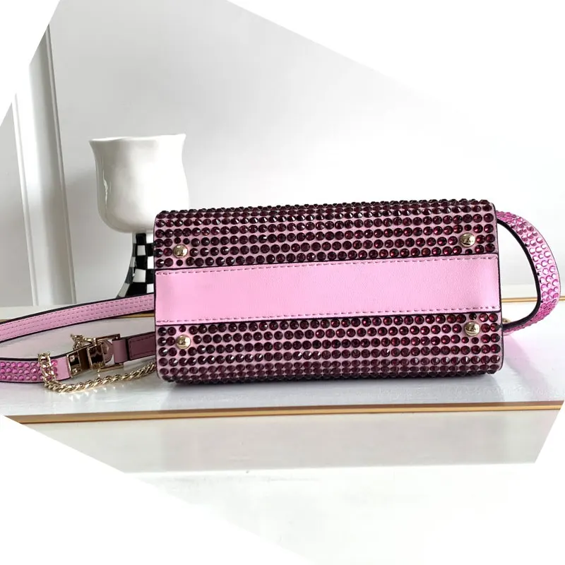 Shiny Crystal Evening Party Bag 2023 Summer Fashion Shoulder Crossbody Bag High Quality Women Diamond purse Tote Classic Handbag