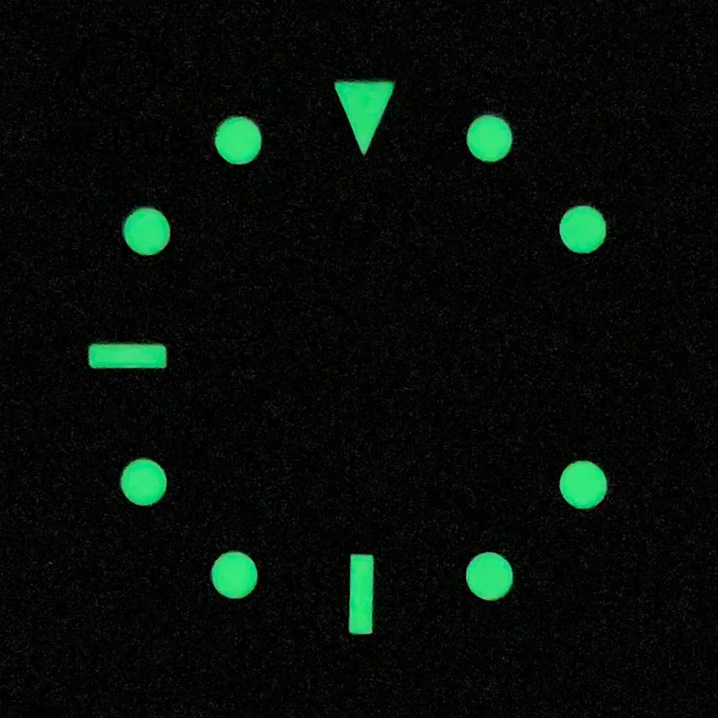 Зеленые светящиеся стерильные часы richs29 мм циферблат черный синий зеленый желтый