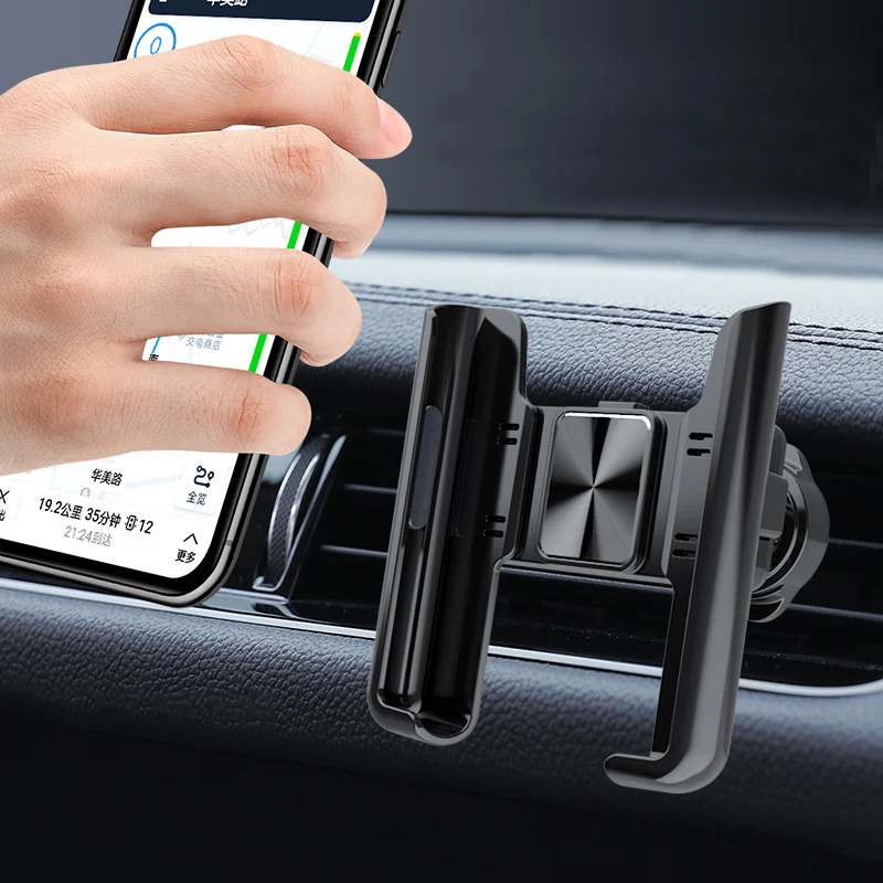 

DL Phone Holder in Car 360° Rotation Stand for CellPhone Universal Gravity Auto Car Phone Holder Air Vent Clip Mount GPS Support