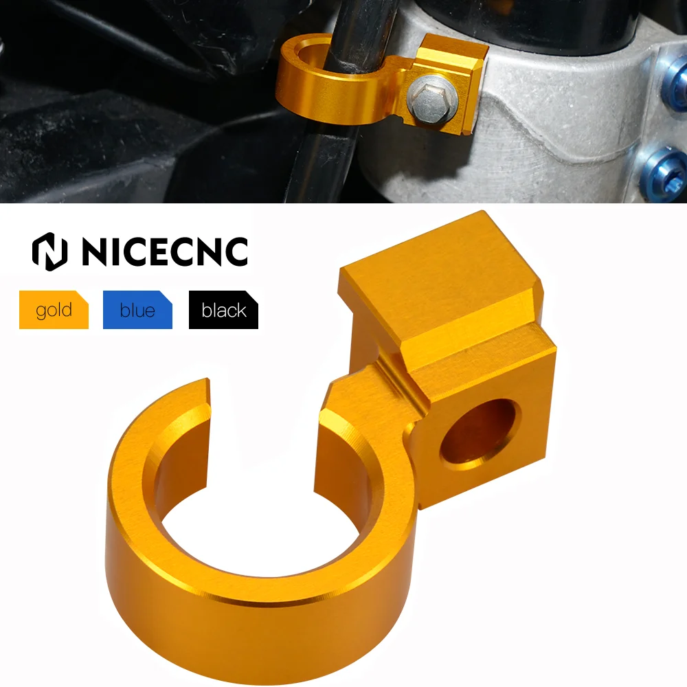 NICECNC держатель зажима для передней тормозной линии кабеля Suzuki DRZ 400SM DR-Z400SM DRZ400SM 2005-