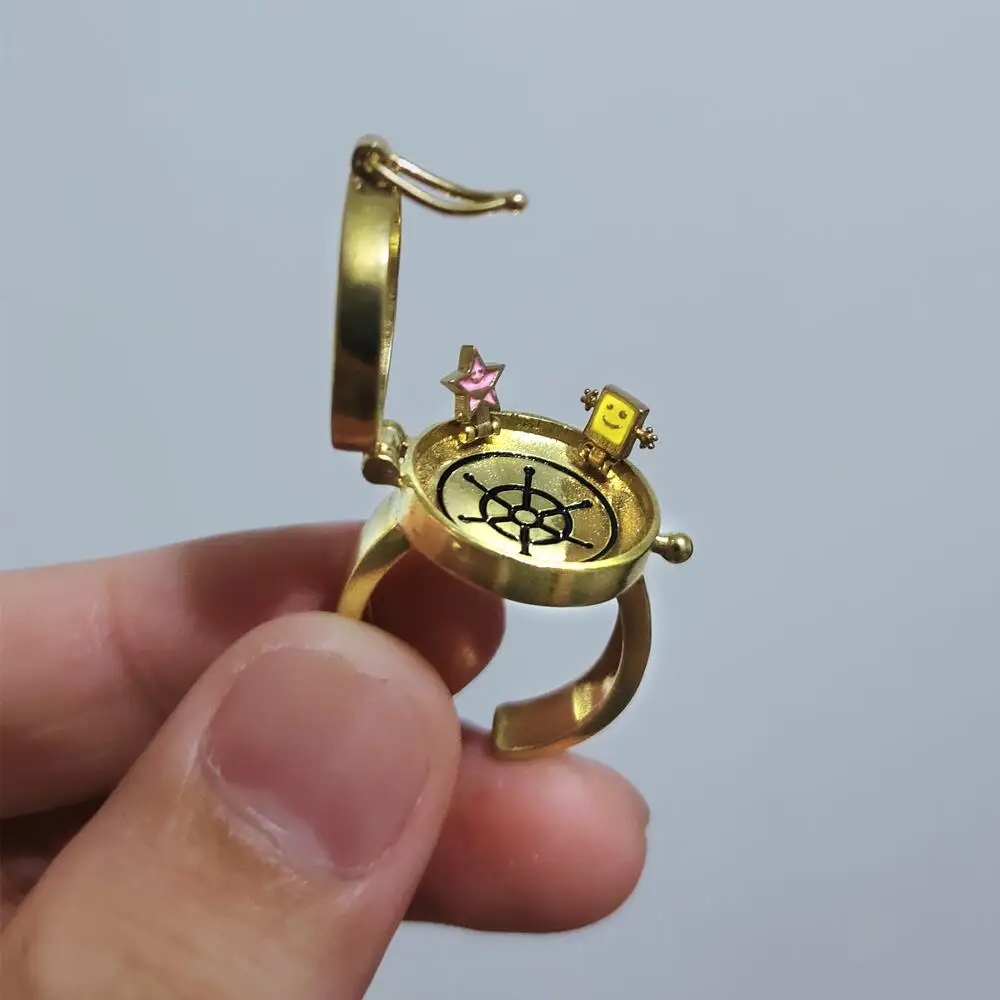 

2022 Trend BFF Ring For Teen Cute Anime Aesthetic Couple Opening Ring For Woman Man Jewelry Close Friend Birthday New Party Gift