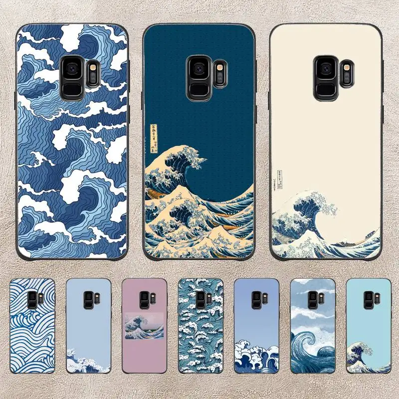 

Great Blue Wave Phone Case For Samsung Galaxy A51 A50 A71 A21s A31 A41 A10 A20 A70 A30 A22 A02s A13 A53 5G Cover Coque