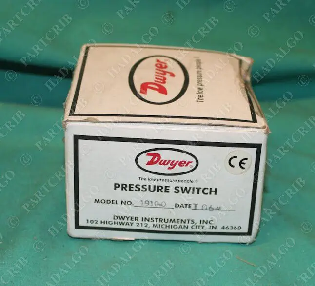 

Dwyer, 1910-0, Differential Pressure Switch NEW