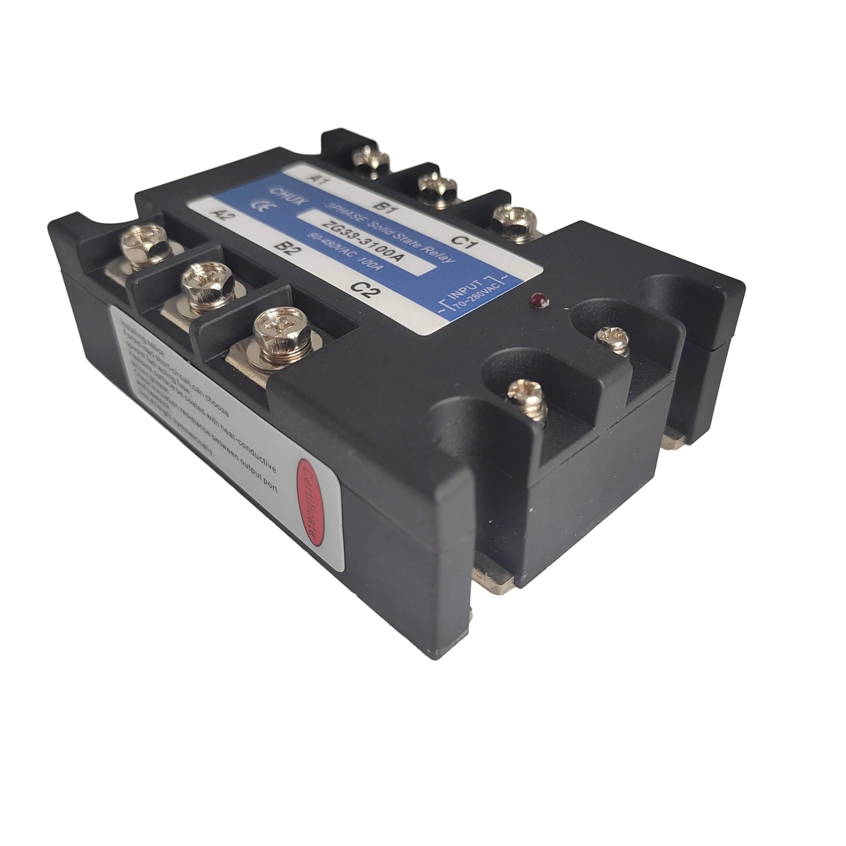 CHUX 100A Твердотельное реле управления переменным током 70-280 В переменного тока до