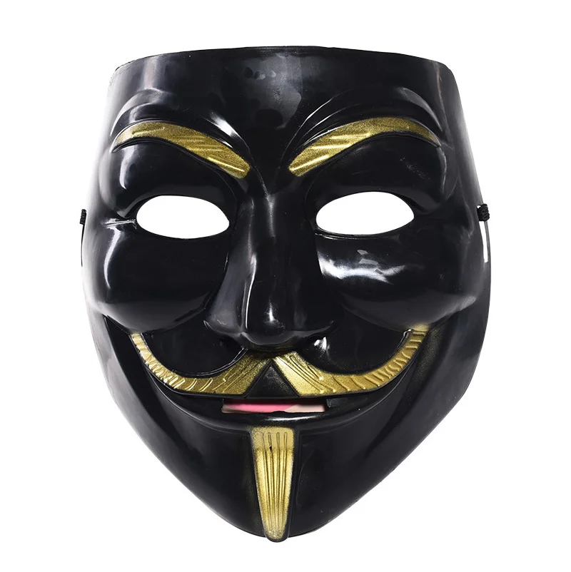 

Halloween Mask Props Headwear Horror Anime Cosplay Masks V Face Weirdo Ghost Masquerade Party Mask Vendetta Fake Face Mask