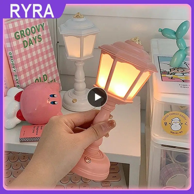 

Usb Rechargeable Stand Light Led Lamp Retro Vintage Decorative Light Bedside Table Bedroom Table Lamp Hot Nordic Style Desk Lamp
