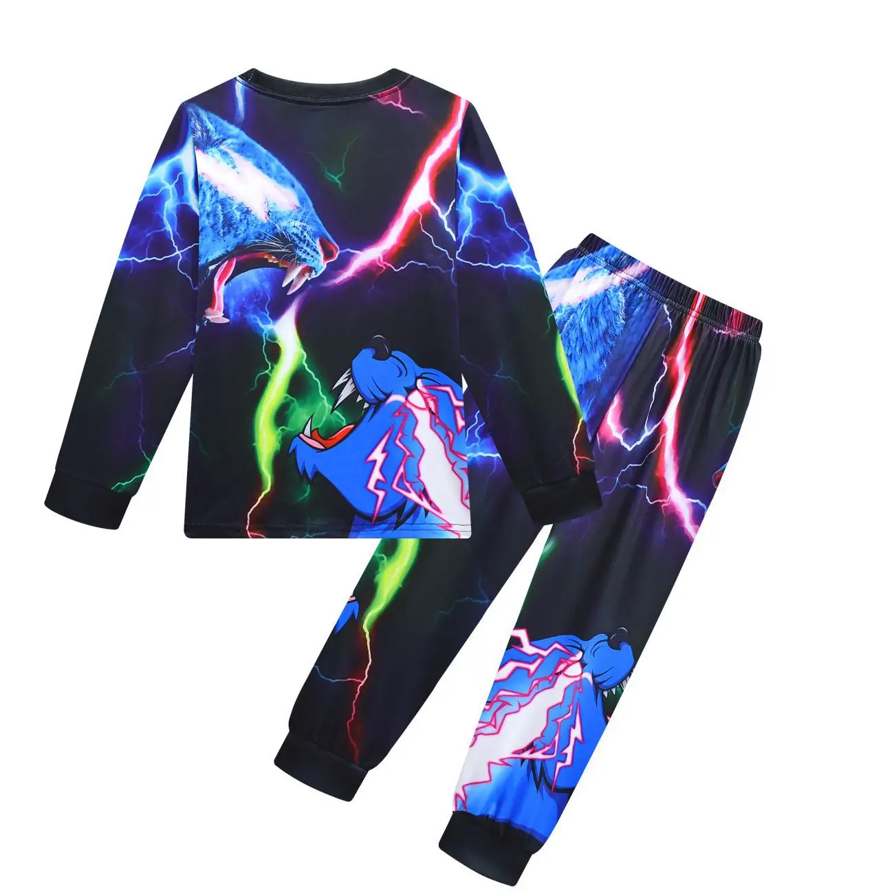 Детская футболка с длинными рукавами в стиле аниме для мальчиков брюки комплект