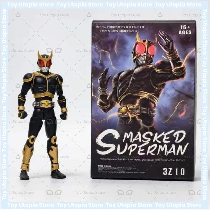 Фото В наличии: Маска Chase Modelo 3Z-10 SHF Amazing Almighty Black Sky My True Knight с подвижной костной подкладкой KO, черно-золотая №2