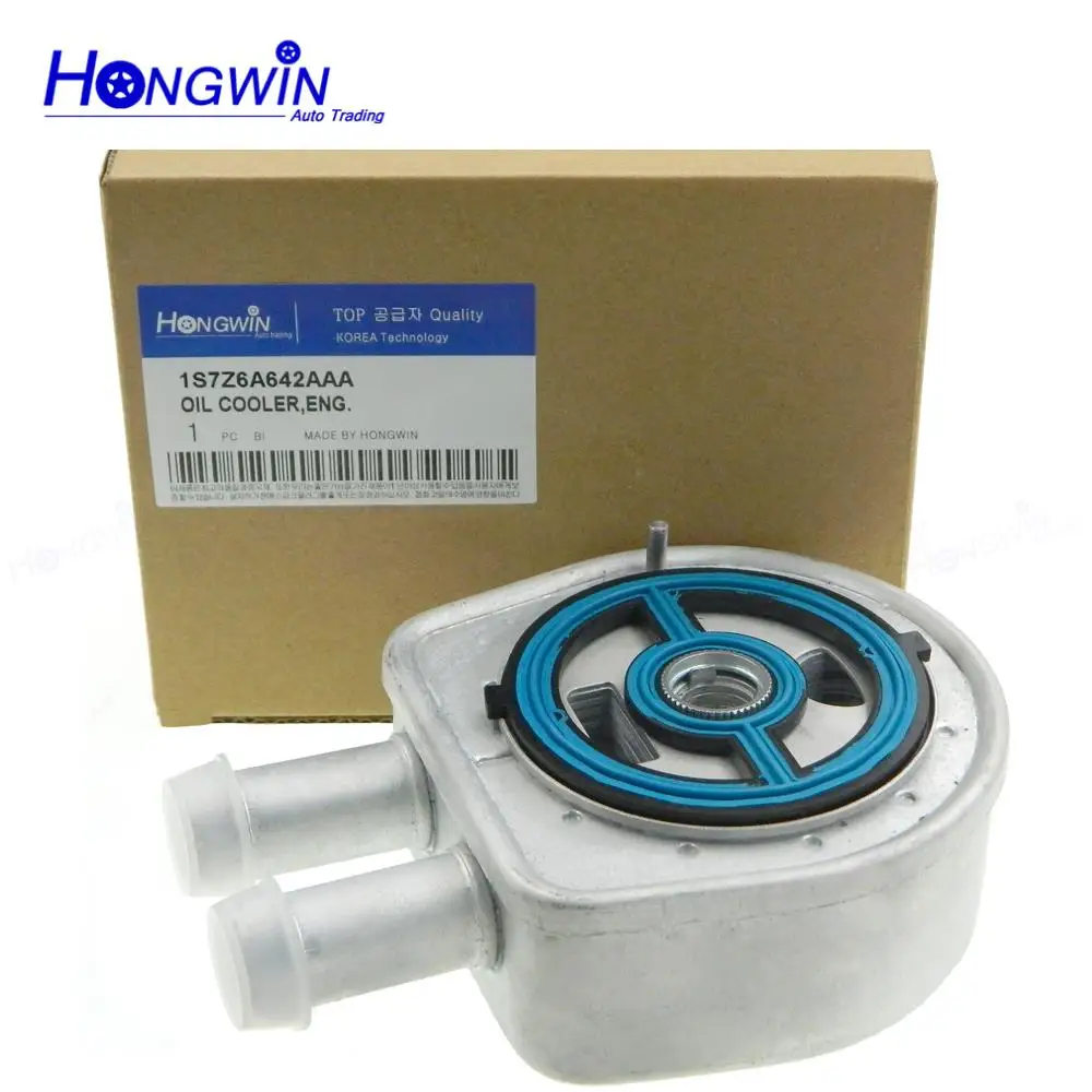 

Масляный радиатор двигателя с прокладкой для Ford Transit Escape Mercury Mariner подходит для Mazda3 5 6 Tribute CX-7 13005803 1S7G-6A642-AD LF0214700