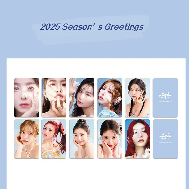 5 шт./компл. фотокарточки KPOP Irene Joy Seulgi Wendy Yeri 2025 поздравления сезона ломо-карты