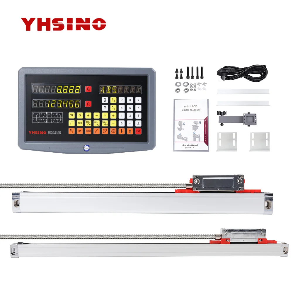 

SDS3MS Digital Readout KA300 Set/Kit YHSINO 5U Linear Scales/Encoder/Sensor 100MM to 1000MM Dro for Lathe Mill CNC Hot One Fast