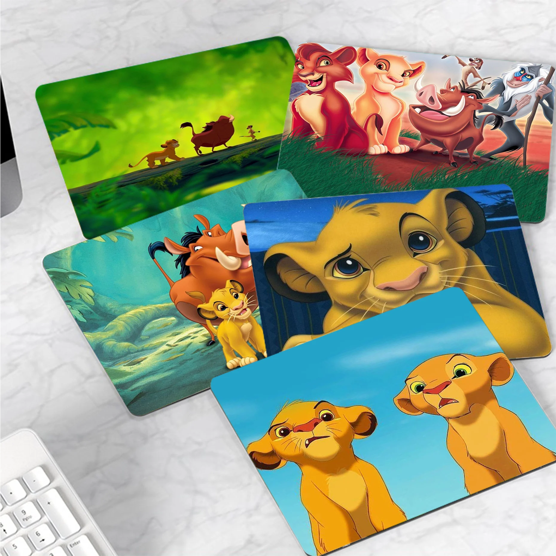 

Disney The Lion King Non-slip Lockedge Cartoon Anime Gaming Mouse Pad Keyboard Mouse Mats Smooth Company For PC Gamer Mousemat