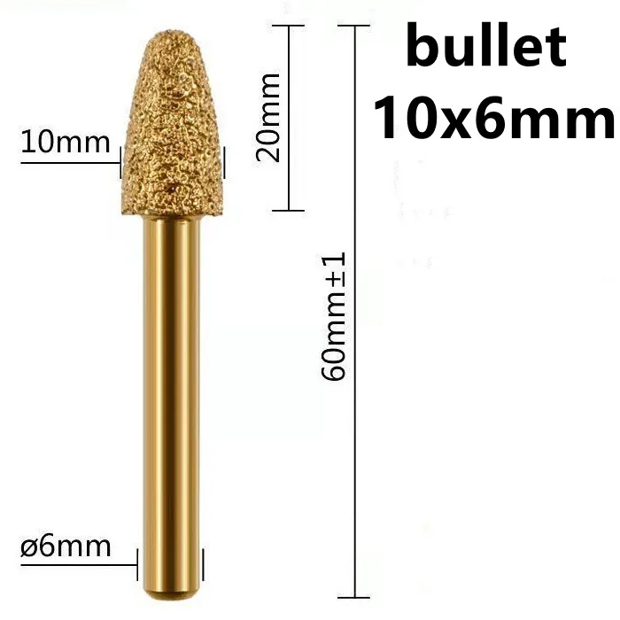 

Алмазная шлифовальная головка 6 мм